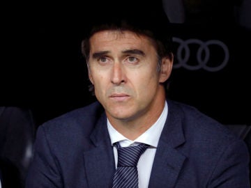 Lopetegui, en el banquillo del Real Madrid Lopetegui, en el banquillo del Real Madrid