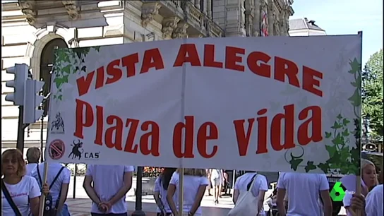 Protesta antitaurina en Bilbao Protesta antitaurina en Bilbao