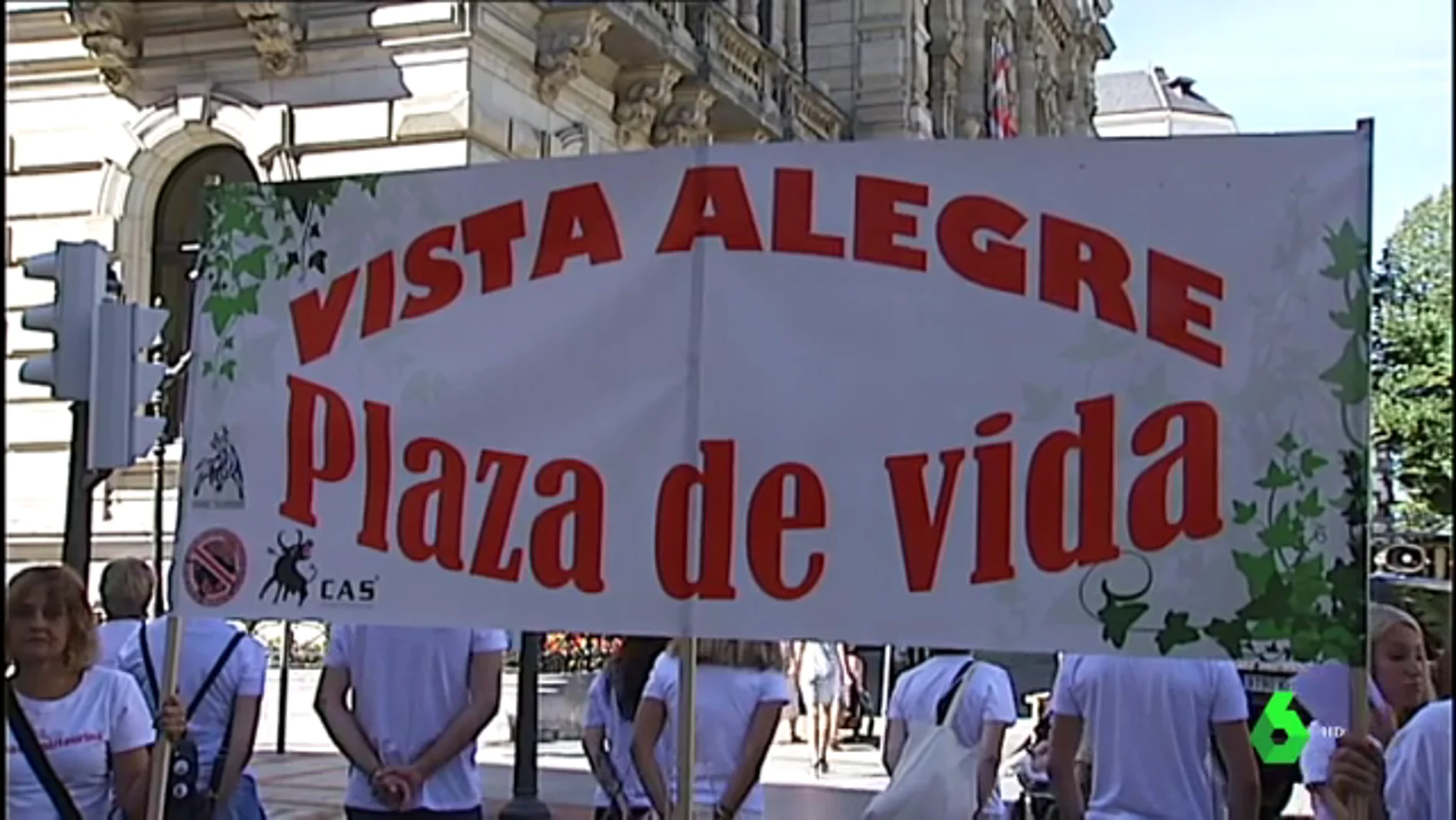 Protesta antitaurina en Bilbao