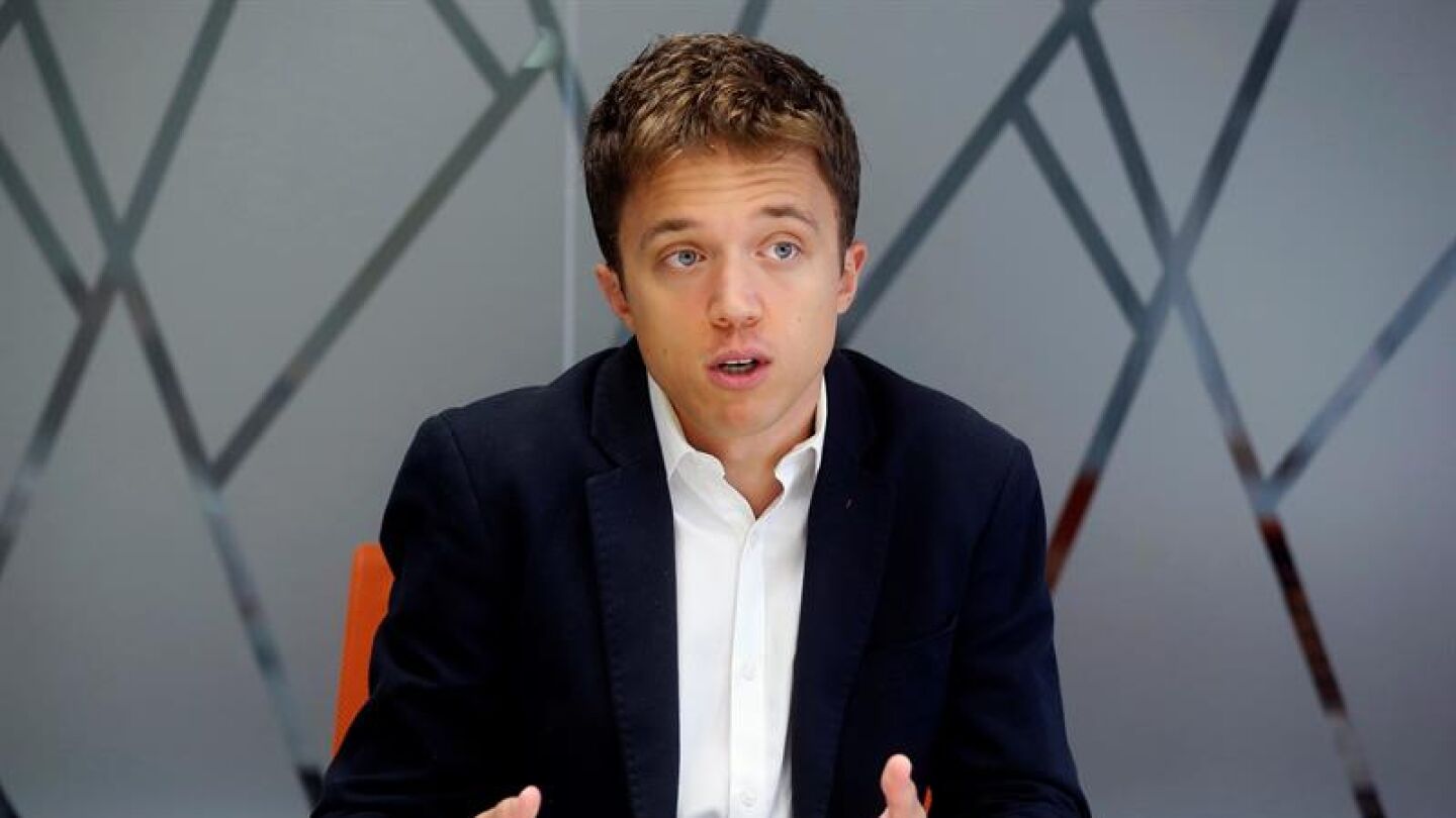 El candidato de Podemos a la Presidencia de la Comunidad de Madrid, &Iacute;&ntilde;igo Errej&oacute;n