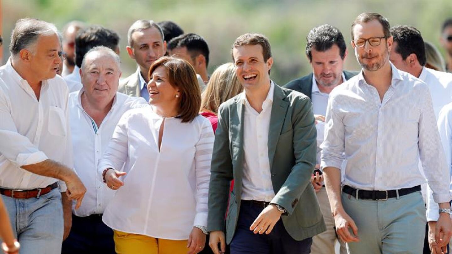 Pablo Casado, Isabel Bonig, Javier Maroto, y Esteban Gonz&aacute;lez Pons