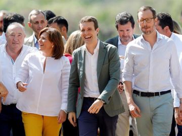 Pablo Casado, Isabel Bonig, Javier Maroto, y Esteban González Pons Pablo Casado, Isabel Bonig, Javier Maroto, y Esteban González Pons