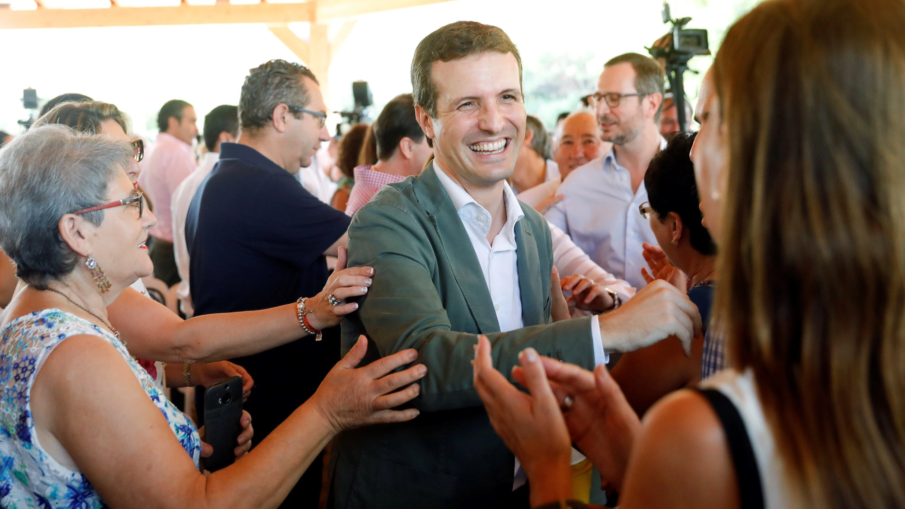 El presidente del Partido Popular, Pablo Casado