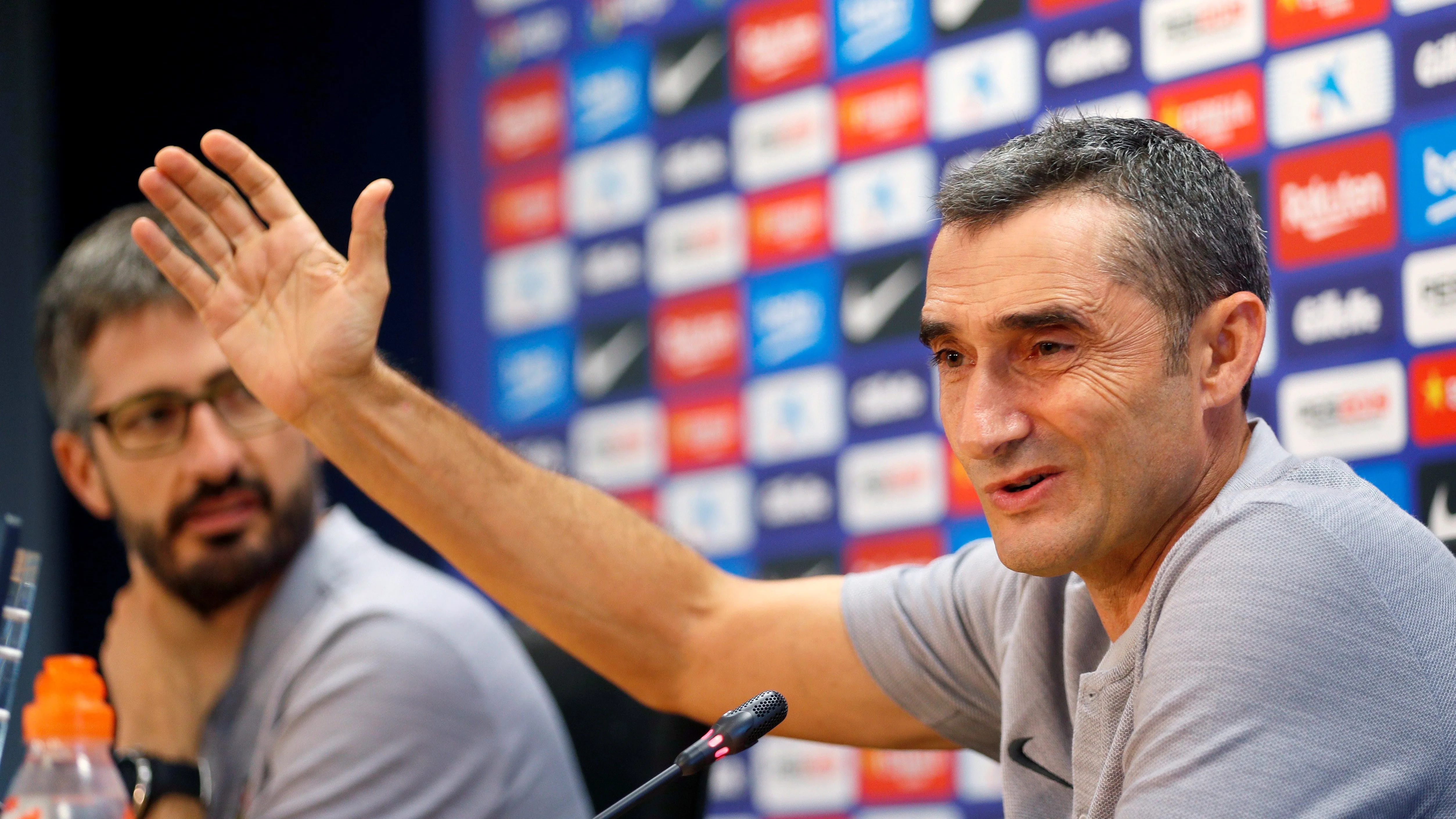 Ernesto Valverde, en rueda de prensa