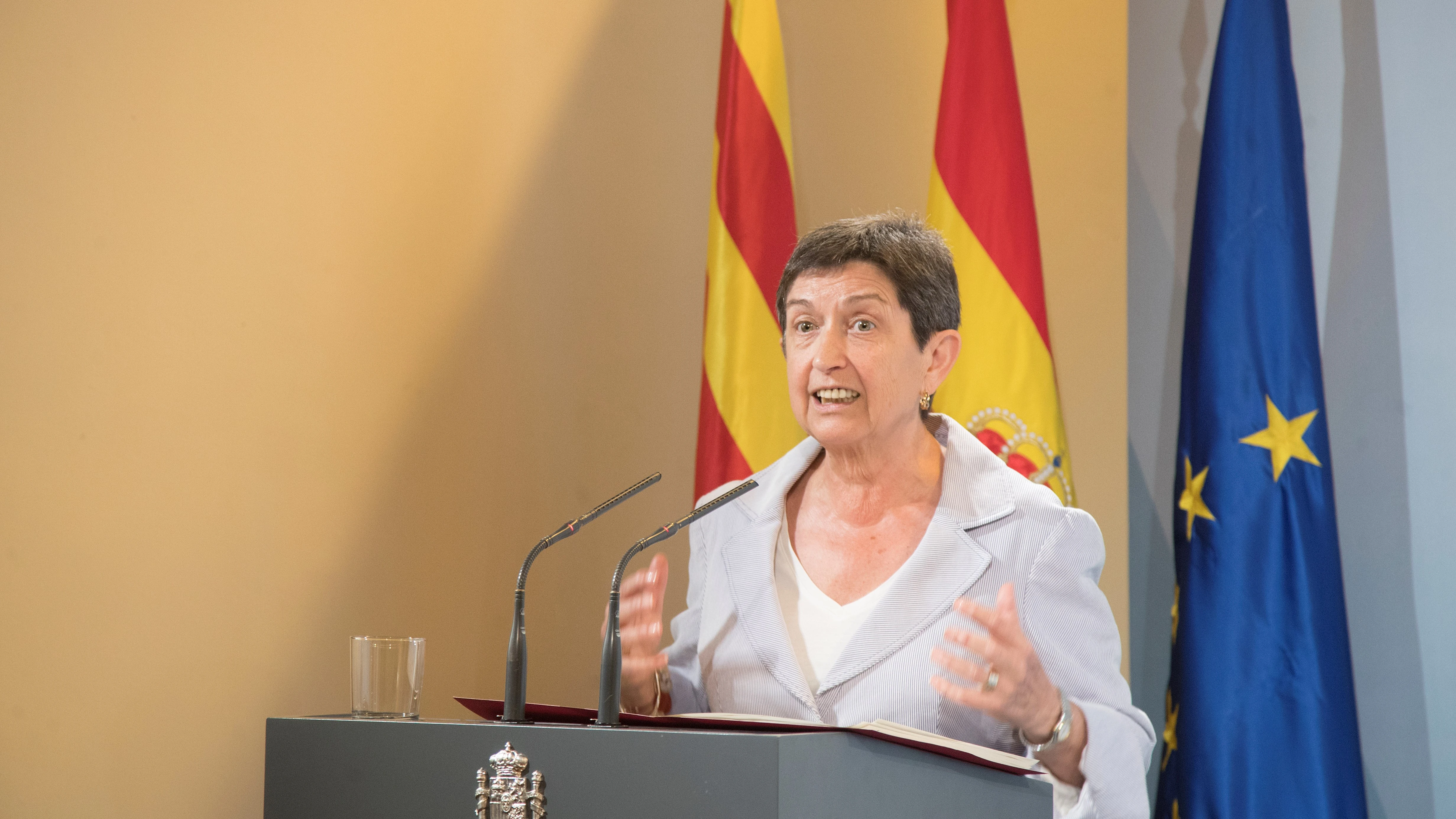 La delegada del Gobierno en Cataluña, Teresa Cunillera