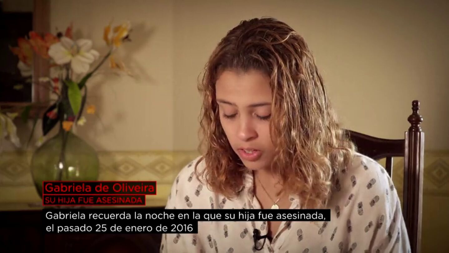 Gabriela de Oliveira, la madre de la ni&ntilde;a asesinada por Daniel Monta&ntilde;o