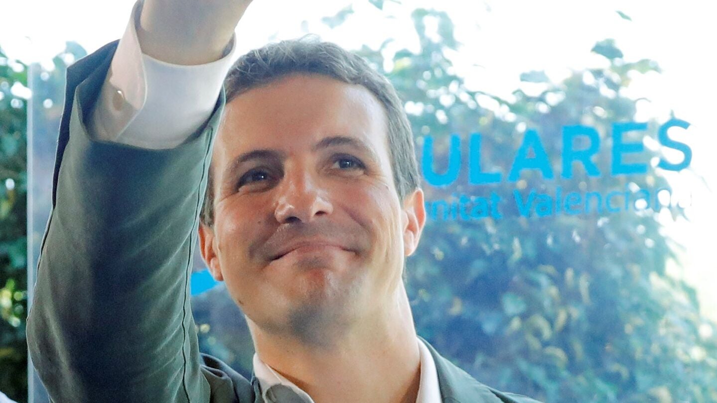 El presidente del Partido Popular, Pablo Casado