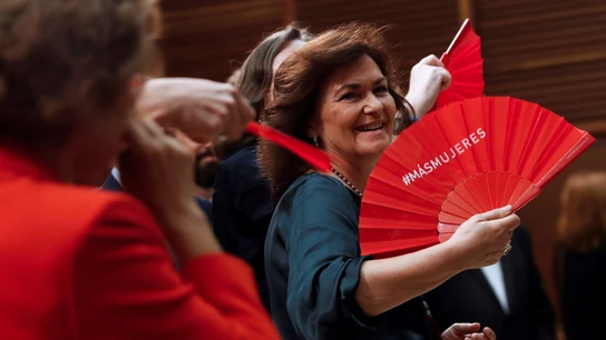 La vicepresidenta del Gobierno, Carmen Calvo La vicepresidenta del Gobierno, Carmen Calvo