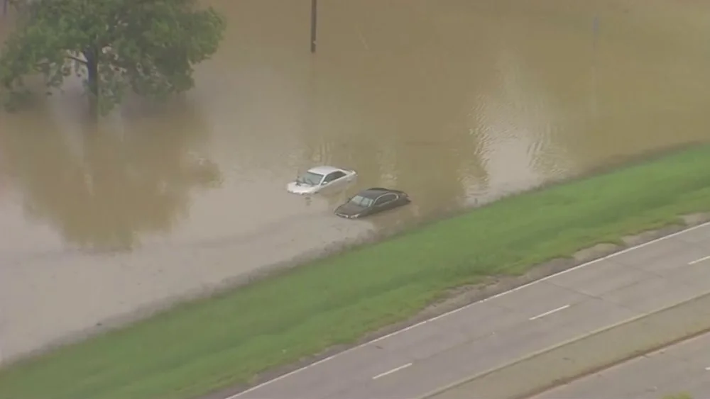 Imagen de las consecuencias de las inundaciones en el norte de Texas