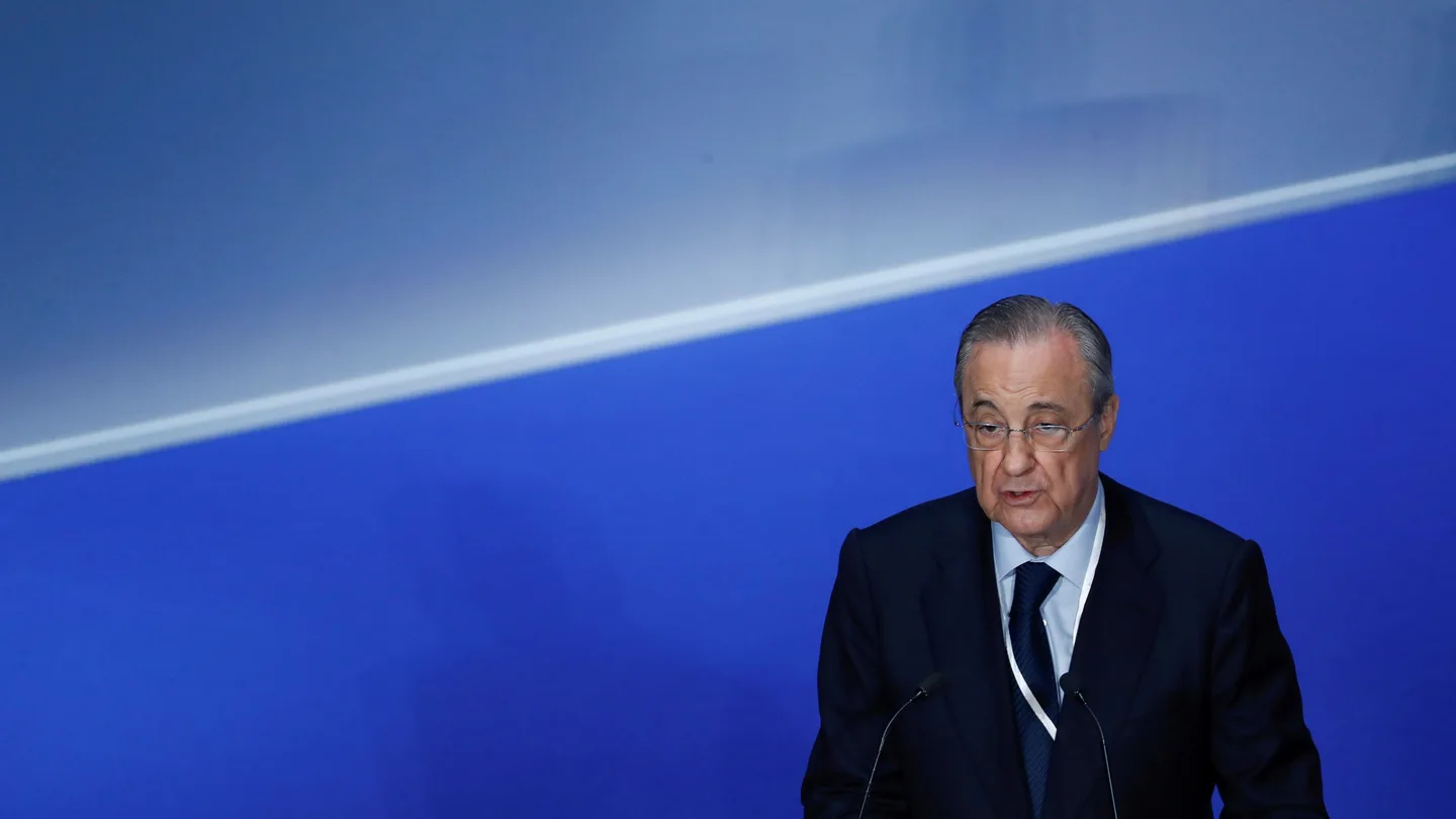 Florentino Pérez, en la Asamblea de socios compromisarios Florentino Pérez, en la Asamblea de socios compromisarios