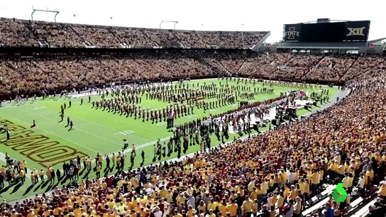 La Universidad de Iowa rinde un sentido homenaje a Celia Barquín antes del partido de su equipo La Universidad de Iowa rinde un sentido homenaje a Celia Barquín antes del partido de su equipo