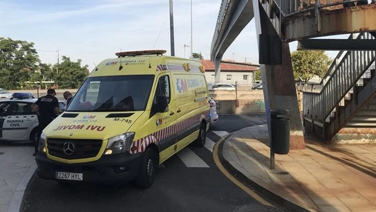 Pasarela de la A-6 en Las Rozas Pasarela de la A-6 en Las Rozas