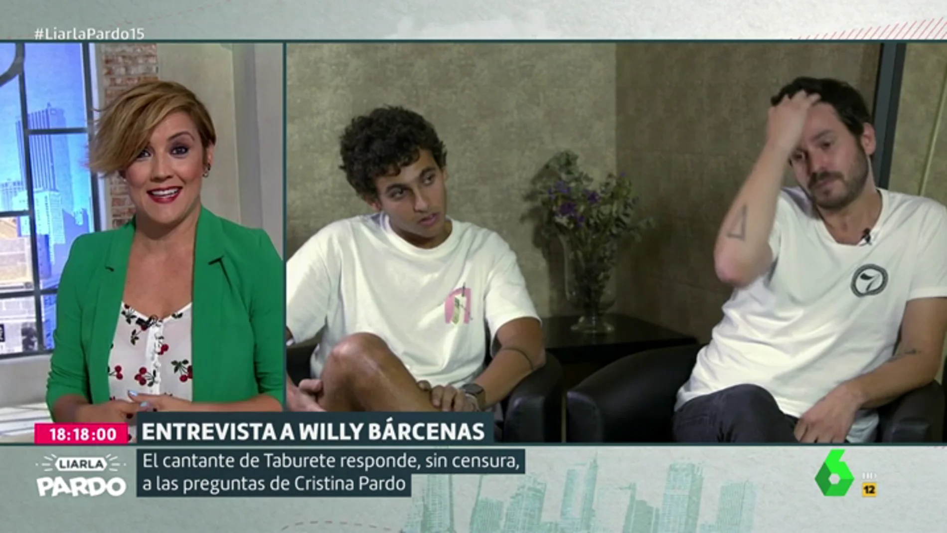 Cristina Pardo, Antón Carreño y Willy Bárcenas