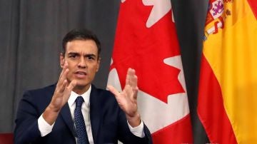 Pedro Sánchez en Canadá