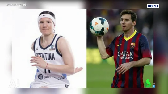 La doble femenina de Messi que participa en el Mundial de Baloncesto La doble femenina de Messi que participa en el Mundial de Baloncesto