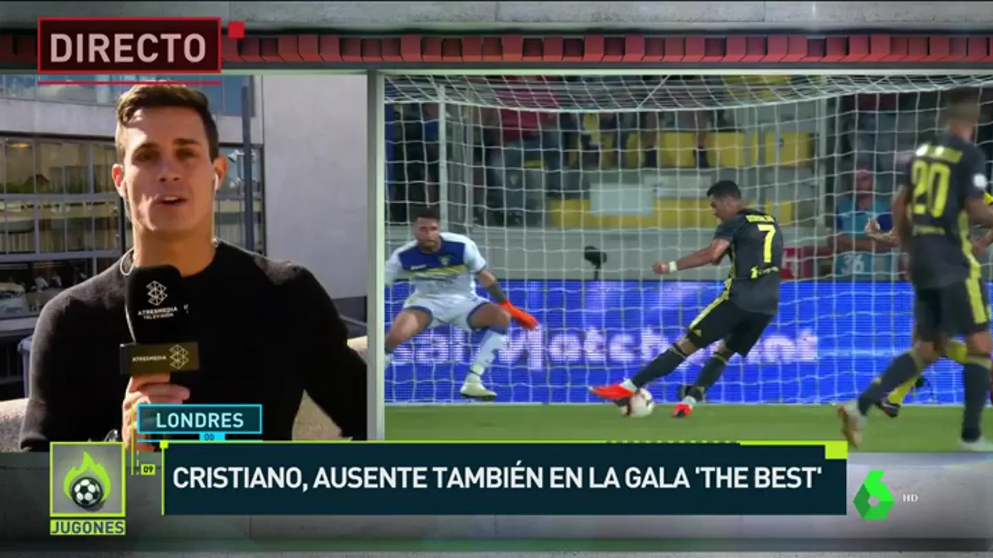 Cristiano Ronaldo no acude a la gala 'The Best' Cristiano Ronaldo no acude a la gala 'The Best'
