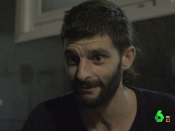 Un toxicómano que vive en el Raval Un toxicómano que vive en el Raval