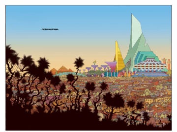 Viñeta del cómic 'New world', de Ales Kot y Tradd Moore Viñeta del cómic 'New world', de Ales Kot y Tradd Moore