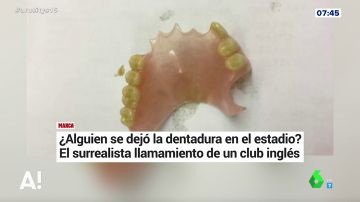 ¿Quién se habrá dejado la dentadura?