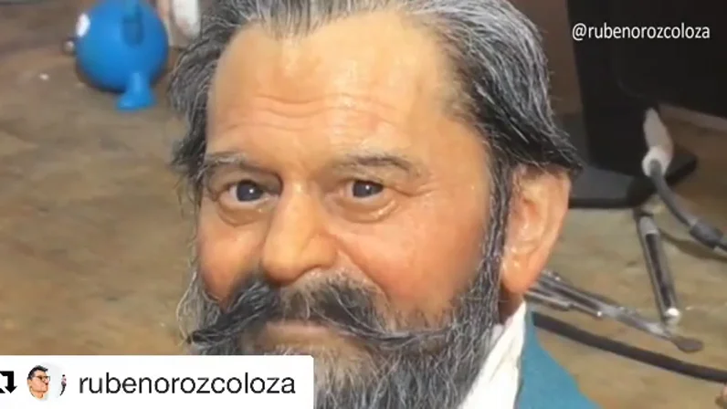 La escultura hiperrealista que se parece a Miki Nadal La escultura hiperrealista que se parece a Miki Nadal