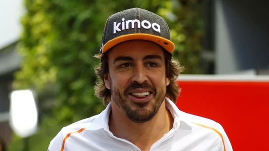 Fernando Alonso, en Singapur Fernando Alonso, en Singapur