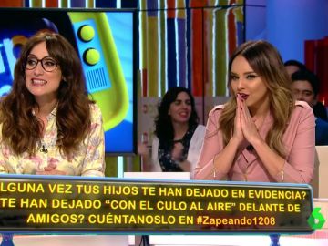 Anna Morgade y Chenoa reaccionan a la anécdota contada por Frank Blanco Anna Morgade y Chenoa reaccionan a la anécdota contada por Frank Blanco