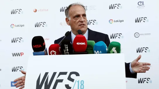 Javier Tebas comparece ante los medios Javier Tebas comparece ante los medios