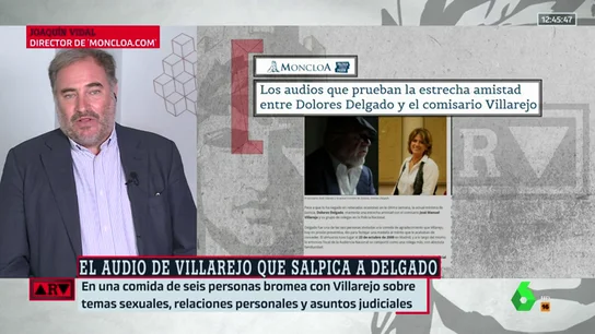 Habla Joaquín Vidal, el director del medio que publica los audios del encuentro entre Delgado y Villarejo: "La ministra miente porque eran amigos" Habla Joaquín Vidal, el director del medio que publica los audios del encuentro entre Delgado y Villarejo: "La ministra miente porque eran amigos"