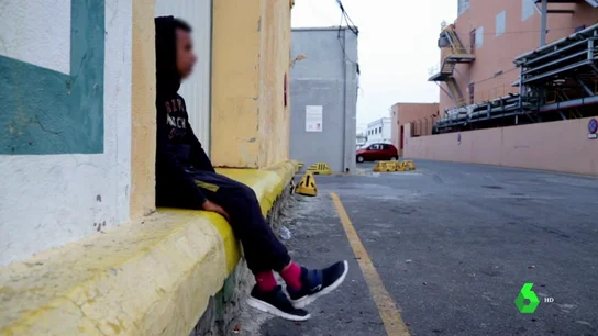 Imagen de un menor migrante Imagen de un menor migrante