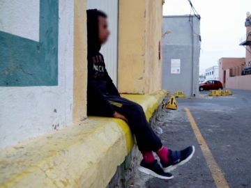 Imagen de un menor migrante Imagen de un menor migrante
