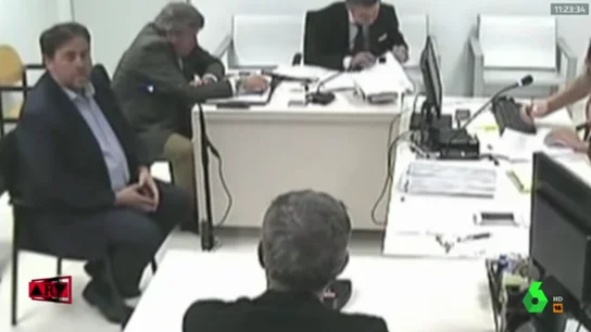 Oriol Junqueras declarando frente a la jueza Oriol Junqueras declarando frente a la jueza
