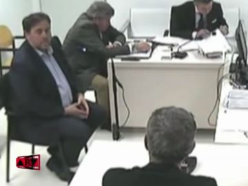 Oriol Junqueras declarando frente a la jueza Oriol Junqueras declarando frente a la jueza