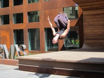 Un joven haciendo 'parkour' (Archivo) Un joven haciendo 'parkour' (Archivo)