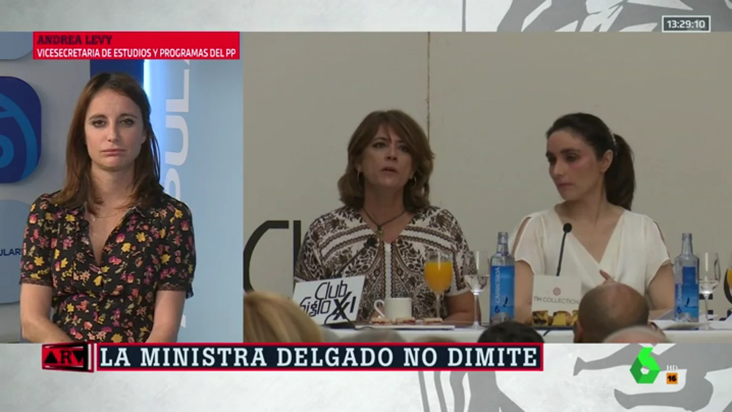 La vicesecretaria del PP Andrea Levy La vicesecretaria del PP Andrea Levy