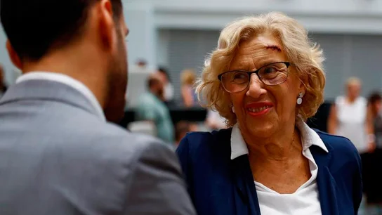La alcaldesa de Madrid, Manuela Carmena La alcaldesa de Madrid, Manuela Carmena