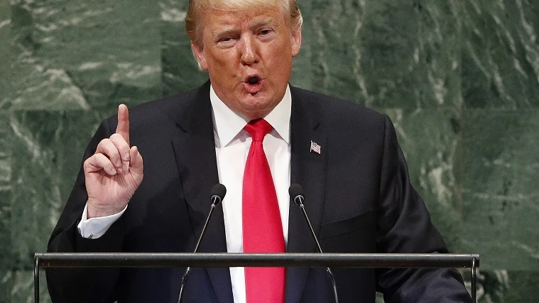 Donald Trump en la Asamblea General de Naciones Unidas