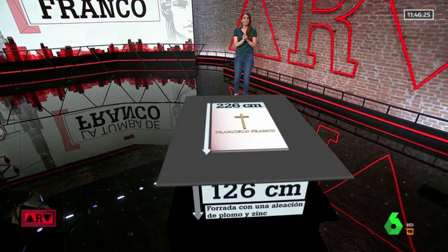 La tumba del dictador, al detalle en el plat&oacute; de Al Rojo Vivo