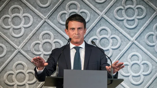 El exprimer ministro francés Manuel Valls en un acto El exprimer ministro francés Manuel Valls en un acto