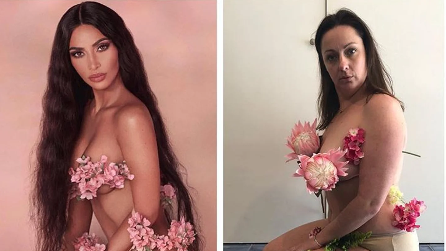 Celeste Barber parodia a Kim Kardashian Celeste Barber parodia a Kim Kardashian
