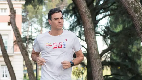Pedro Sánchez corriendo (Archivo) Pedro Sánchez corriendo (Archivo)