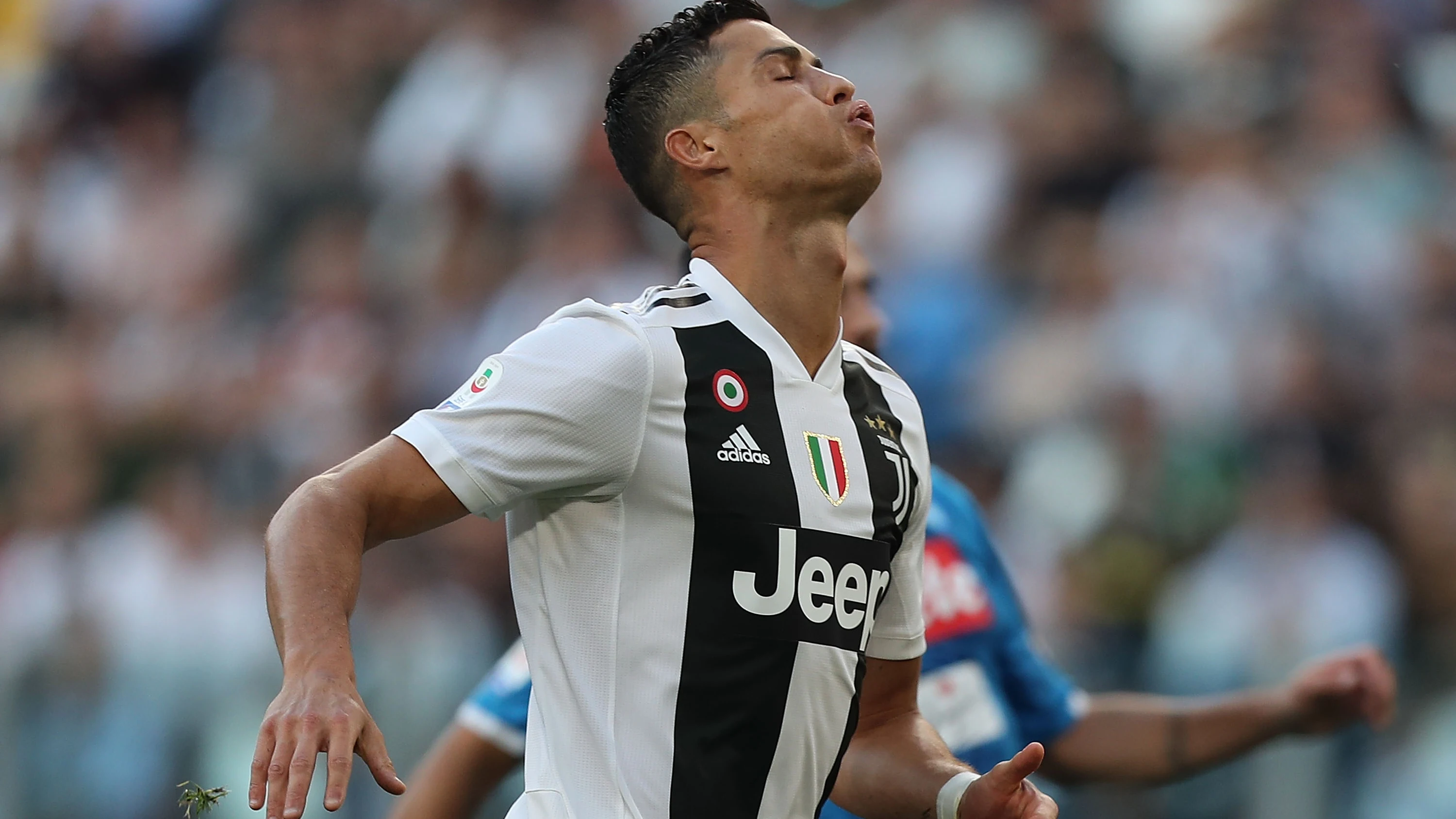 Cristiano Ronaldo, en un partido con la Juventus