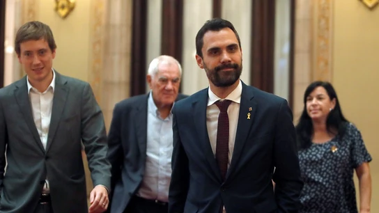 Roger Torrent en el Parlament Roger Torrent en el Parlament