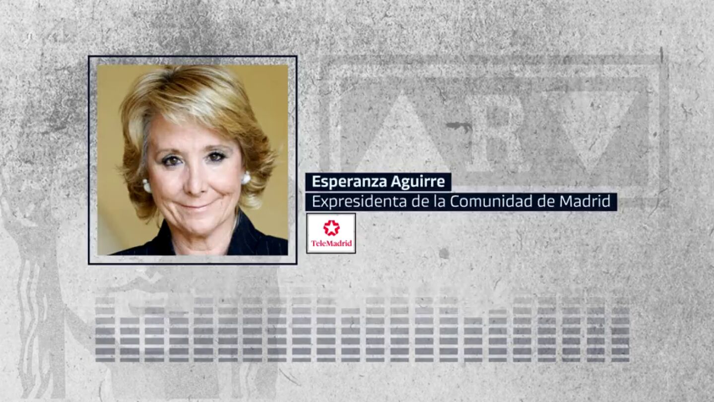 Aguirre siente "mucha pena" por la condena a Rato: "No s&eacute; si las c&aacute;rceles est&aacute;n para 90.000 euros"