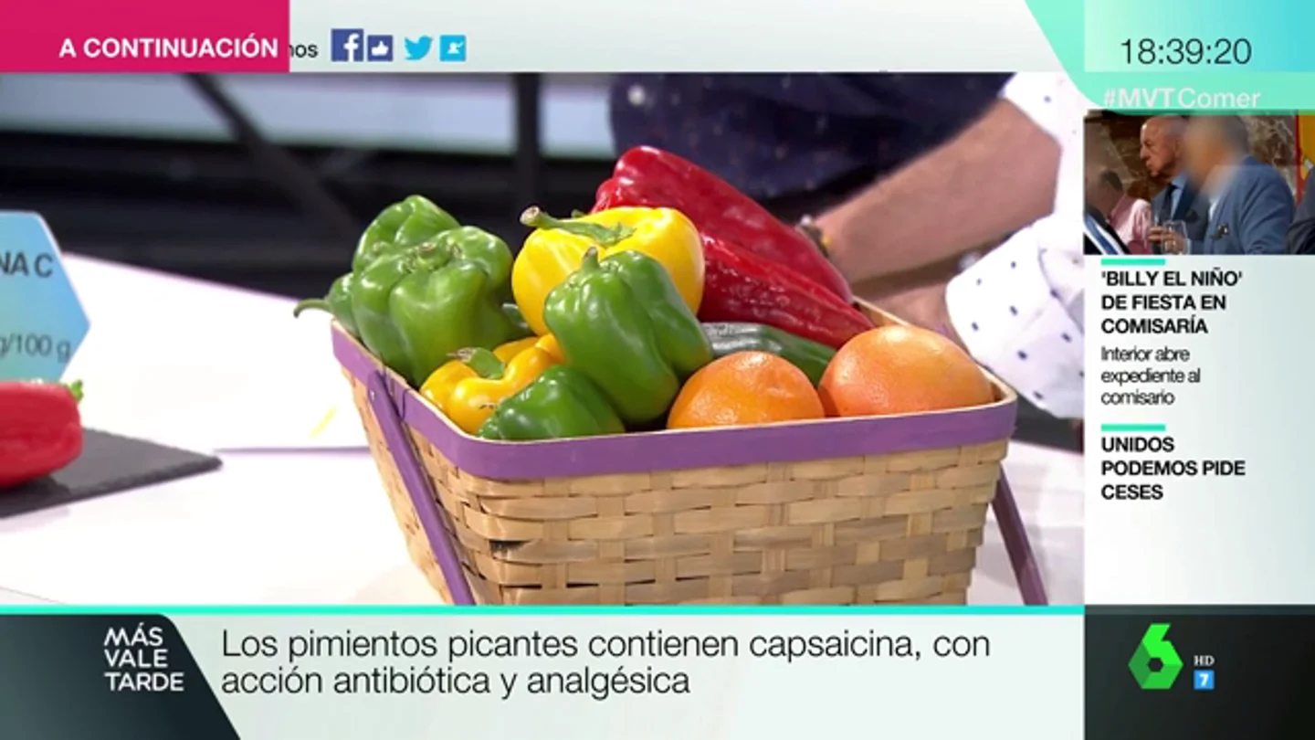 Una cesta de pimientos Una cesta de pimientos