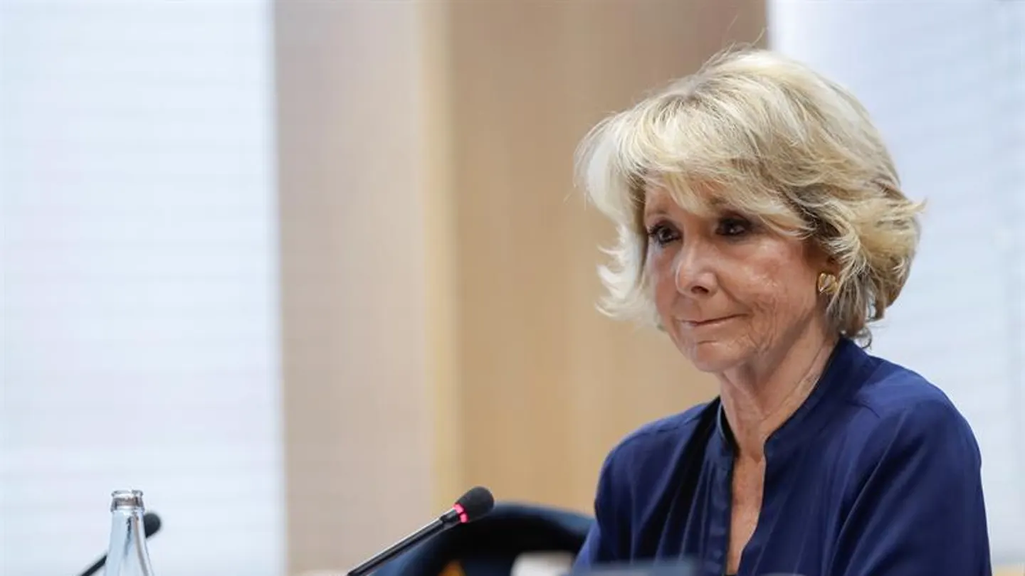 Esperanza Aguirre en una imagen de archivo Esperanza Aguirre en una imagen de archivo