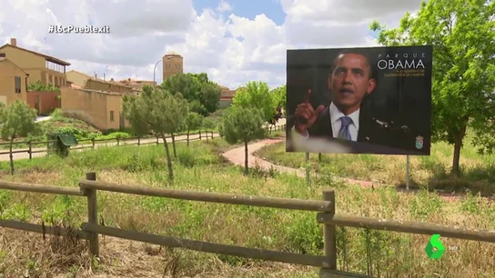 Cartel de Obama en Castroverde de Campos Cartel de Obama en Castroverde de Campos