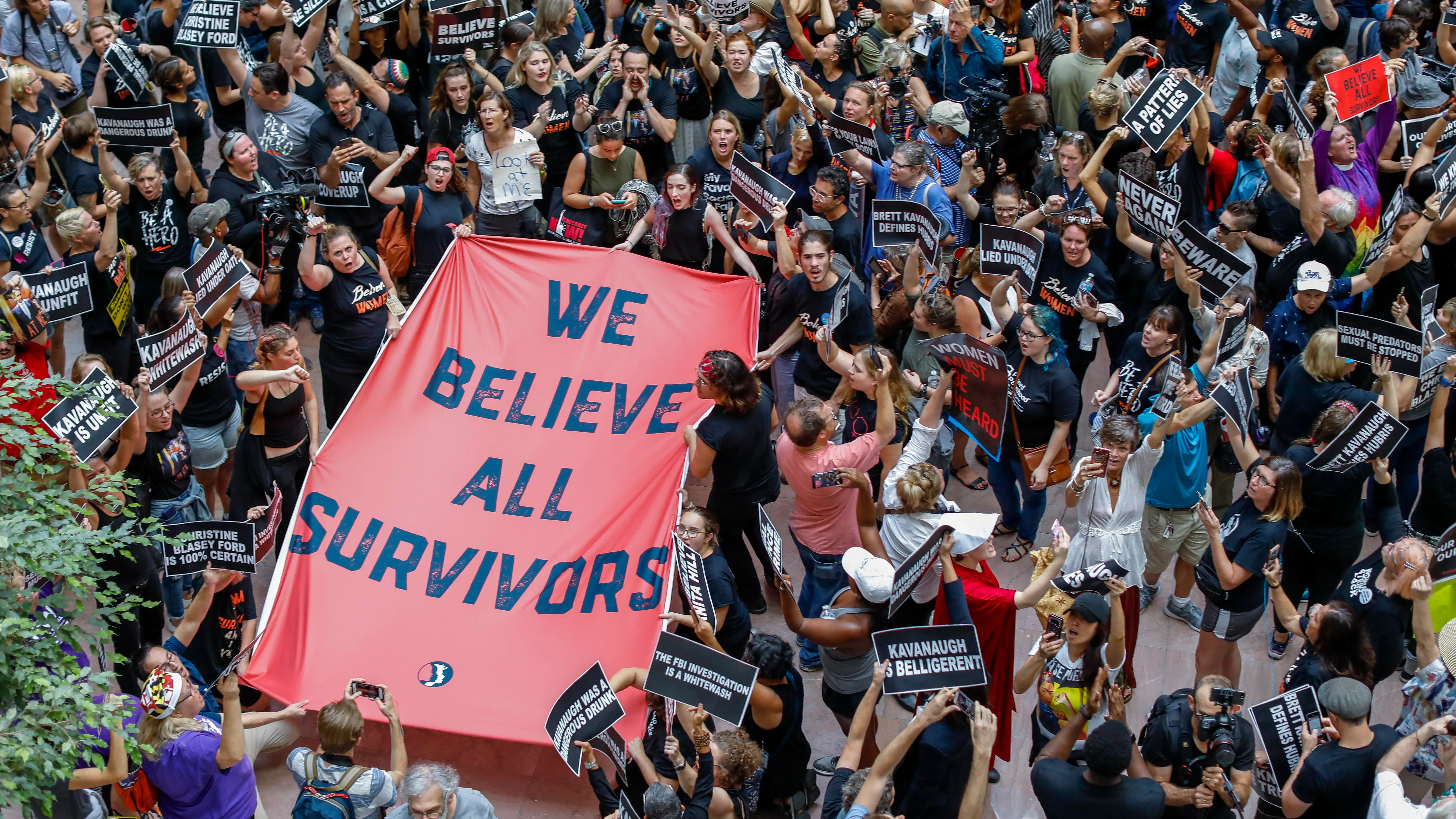 Protesta contra el juez Kavanaugh en EEUU