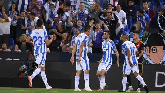 El Leganés celebra un gol El Leganés celebra un gol
