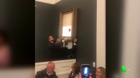 Obra triturada de Banksy Obra triturada de Banksy