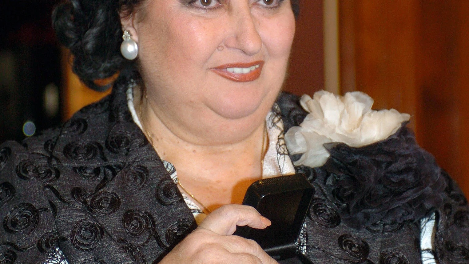 La soprano Montserrat Caballé